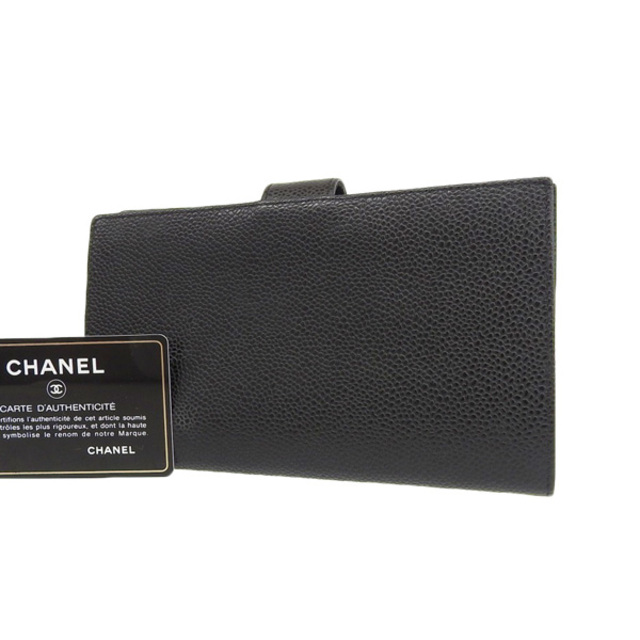 CHANEL シャネル ココマーク 二つ折り財布 ブラック レディース ブランド