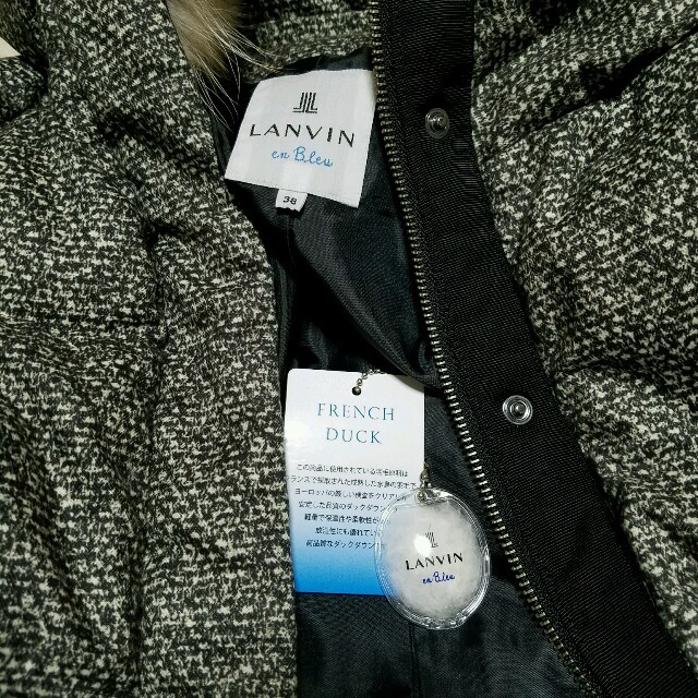 LANVIN en Bleu - 今季完売 ランバンオンブルー ダウンコートの通販 by