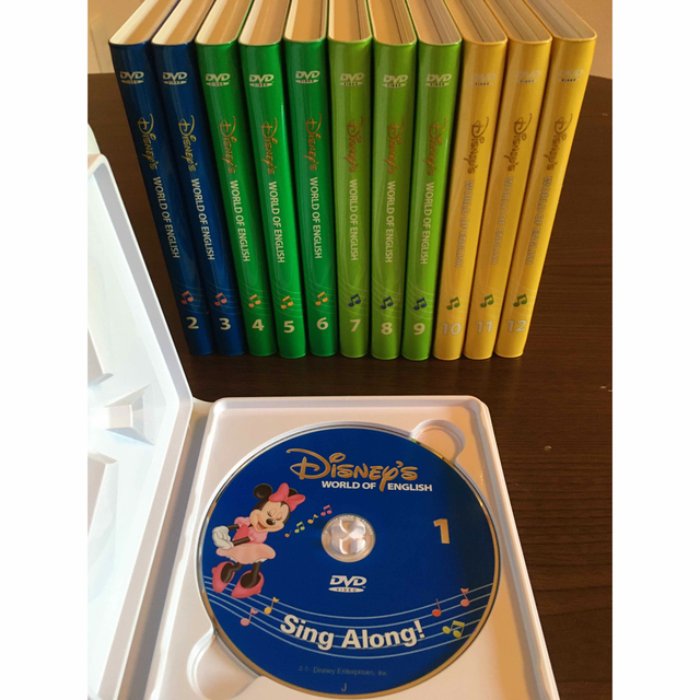 Disney(ディズニー)のDisney英語システム　シングアロング旧子役DVD12巻 エンタメ/ホビーのDVD/ブルーレイ(キッズ/ファミリー)の商品写真