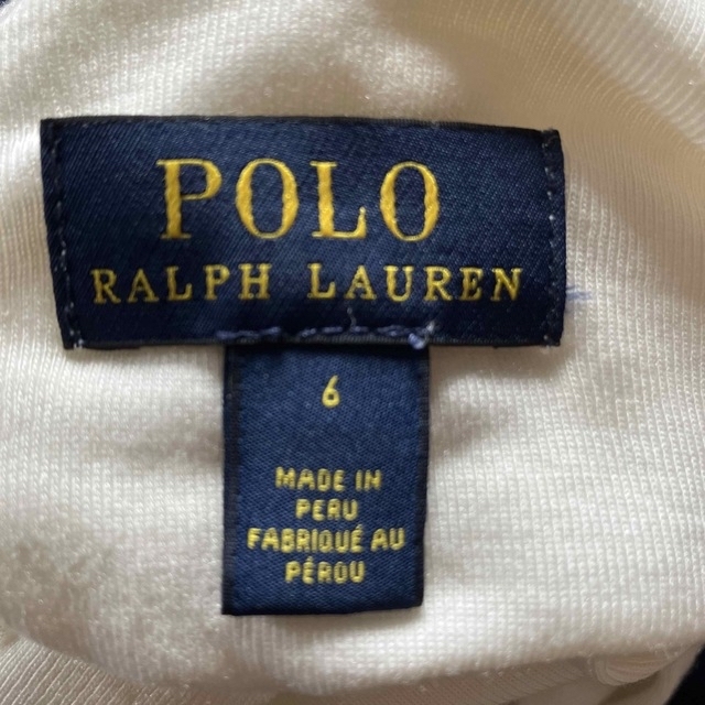 POLO RALPH LAUREN(ポロラルフローレン)のカットソー2点　ハッカキッズ他　難あり キッズ/ベビー/マタニティのキッズ服女の子用(90cm~)(Tシャツ/カットソー)の商品写真