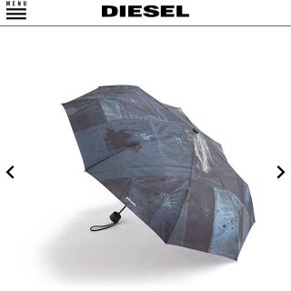 ディーゼル(DIESEL)の新品未使用  ディーゼル 非売品 レア 今期  折りたたみ傘 傘  デニム柄 (傘)