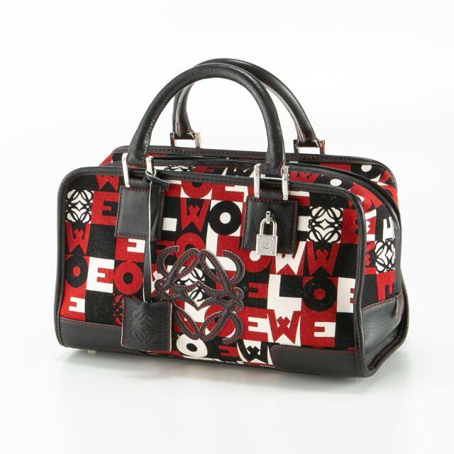 正規品販売 ロエベ LOEWE ハンド・トートバッグ AMAZONA ロゴ柄