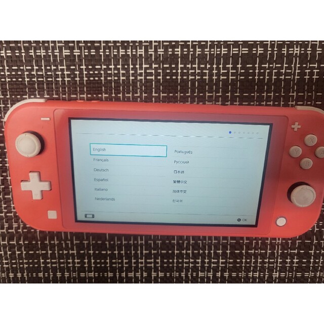 Switchライトコーラル本体のみ-