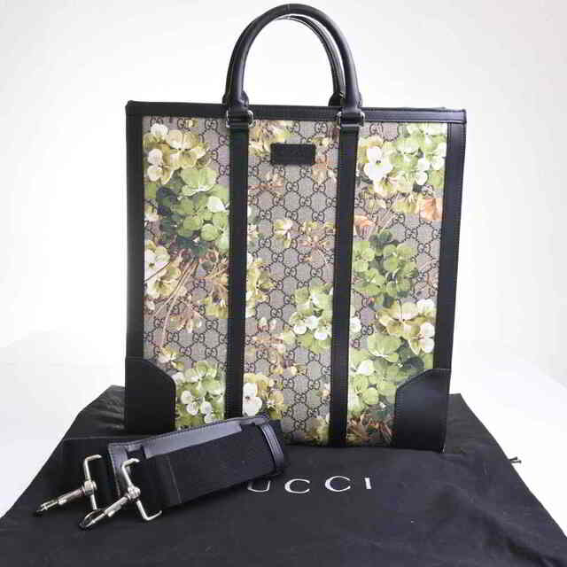 Gucci - 【中古】 Gucci グッチ GGブルームス 2WAY トートバッグ