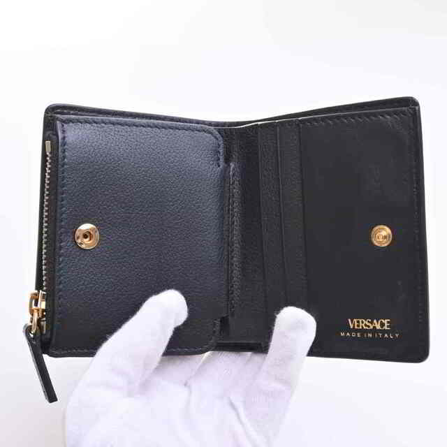 VERSACE - 【中古】VERSACE ヴェルサーチ ラ メドゥーサ ウォレット 二 ...