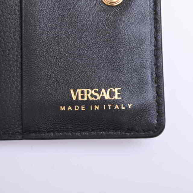 VERSACE - 【中古】VERSACE ヴェルサーチ ラ メドゥーサ ウォレット 二