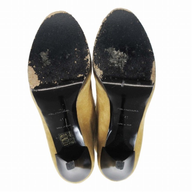Balenciaga(バレンシアガ)の美品 バレンシアガ スエード ロング ブーツ シューズ ハイヒール レザー 41 レディースの靴/シューズ(ブーツ)の商品写真