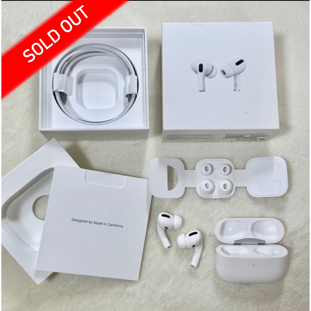 Apple(アップル)の売却済☆Apple Air Pods pro MWP22J/A エアポッズプロ スマホ/家電/カメラのオーディオ機器(ヘッドフォン/イヤフォン)の商品写真