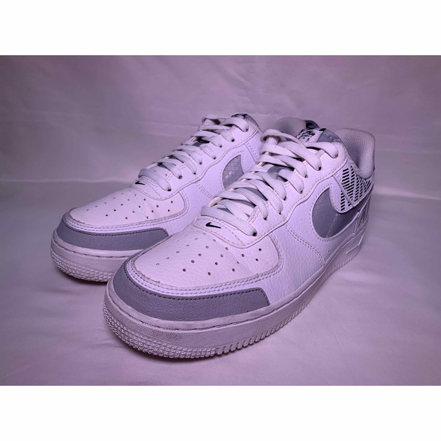 NIKE AIR FORCE 1 LOW WHITE/GRAY 25.5cm