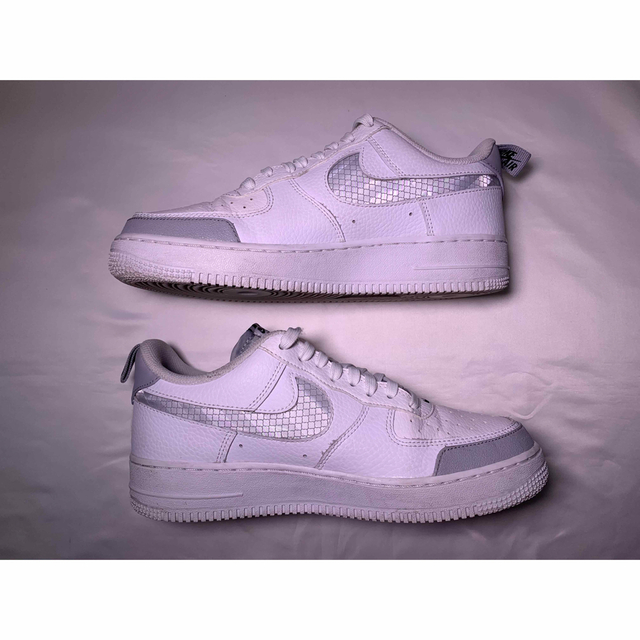 NIKE AIR FORCE 1 LOW WHITE/GRAY 25.5cm