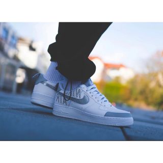 ナイキ(NIKE)のNIKE AIR FORCE 1 LOW WHITE/GRAY 25.5cm(スニーカー)