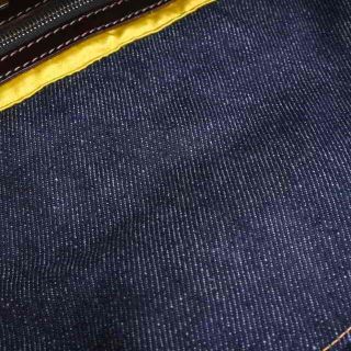 FENDI - 【中古】 FENDI フェンディ デニム フラワー ビーズ刺繍