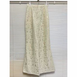 マウジー(moussy)の【MOUSSY】レースフレアパンツ(カジュアルパンツ)