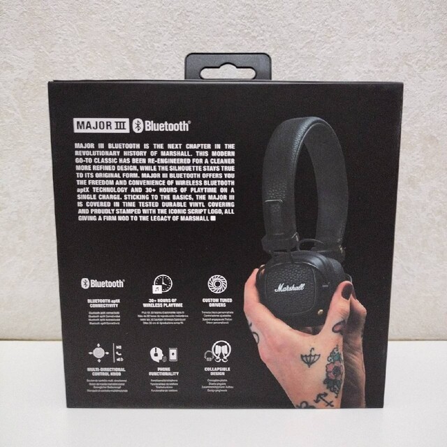 Marshall MAJOR III BLUETOOTH ブラック