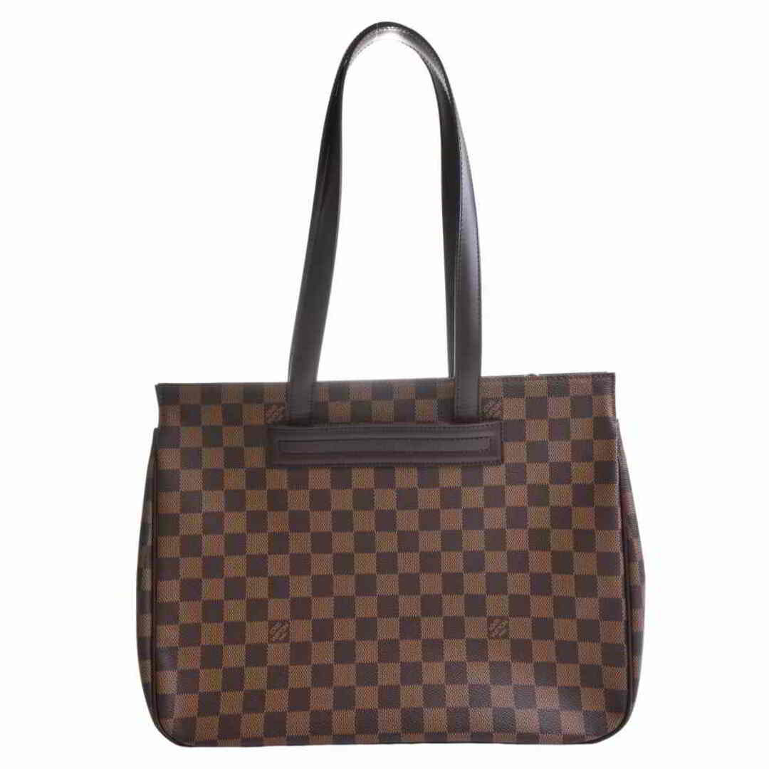 LOUIS VUITTON - 【中古】 LOUIS VUITTON ルイヴィトン ダミエ パリオリPM トートバッグ ブラウン PVC by
