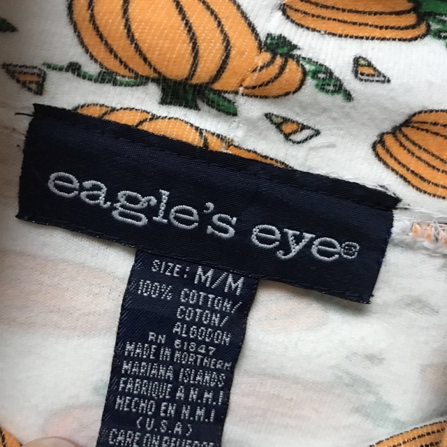 ART VINTAGE(アートヴィンテージ)の【希少】eagle.s eye ヴィンテージ ロンT タートルネック M 総柄 レディースのトップス(Tシャツ(長袖/七分))の商品写真