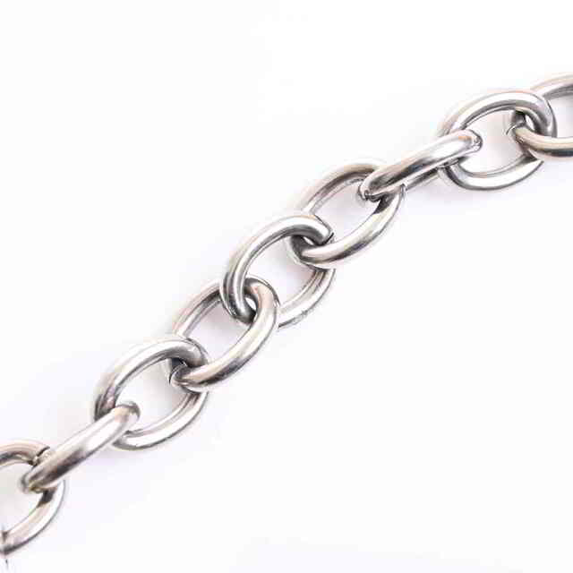 【中古】TIFFANY ティファニー SV925 チタン 1837 チェーン ブレスレット ブラック/シルバー by