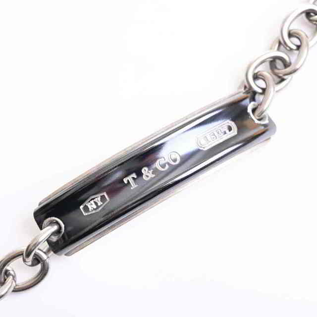 TIFFANY ティファニー SV925 チタン 1837 チェーン ブレスレット