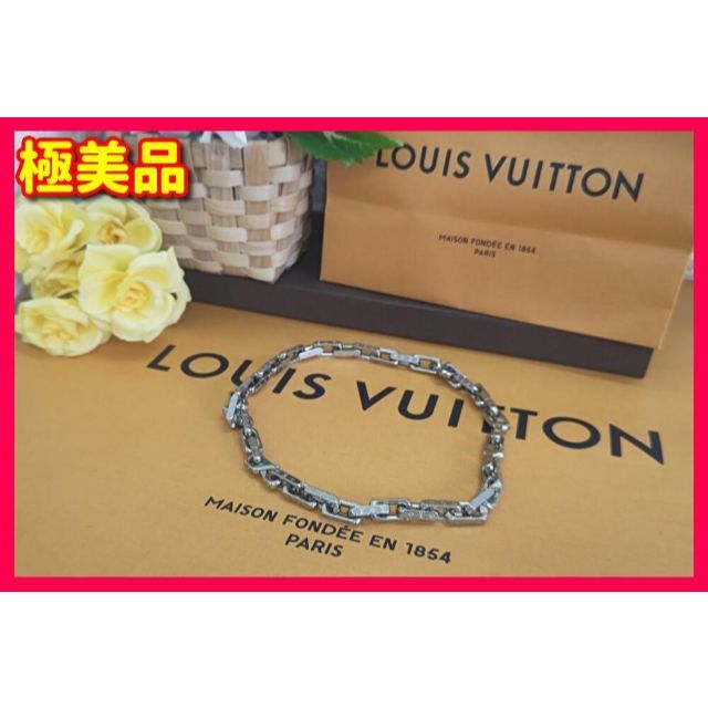 LOUIS VUITTON - LOUIS VUITTON  コリエ・チェーン モノグラム  ネックレス