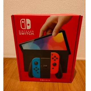 ニンテンドースイッチ(Nintendo Switch)のNintendo Switch　有機EL　ネオン　本体　新品未開封(携帯用ゲーム機本体)