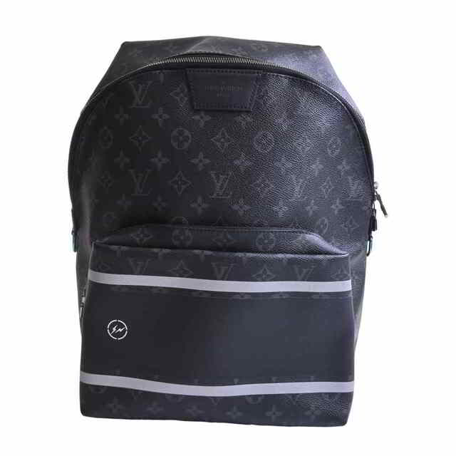 LOUIS VUITTON - 【中古】 LOUIS VUITTON ルイヴィトン エクリプス フラグメント アポロ バックパック リュックサック 藤原ヒロシ ブラック PVC by