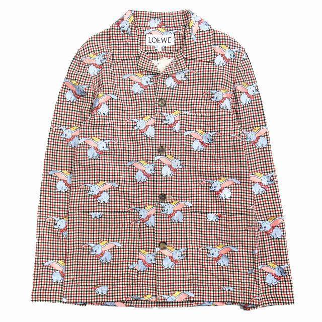 ロエベ 22AW キルトチェックフーディー シャツジャケット H526Y05W60