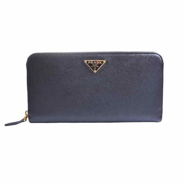 早割クーポン! ラウンドファスナー サフィアーノ プラダ PRADA 【中古