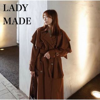 LADY MADE - レディメイド♡スカーフベルトフレアトレンチの通販 by LADY MADE - レディメイド♡スカーフベルトフレアトレンチの通販 by