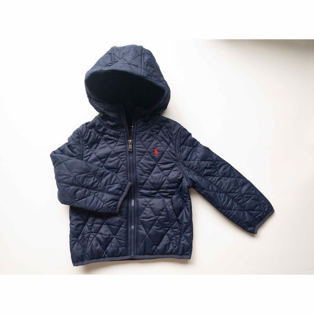 Ralph Lauren(ラルフローレン)の◇新品◇100◇ラルフローレン◇キルト◇ダウン◇アウター◇コート◇人気◇ネイビー キッズ/ベビー/マタニティのキッズ服男の子用(90cm~)(ジャケット/上着)の商品写真