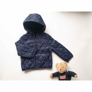 ラルフローレン(Ralph Lauren)の◇新品◇100◇ラルフローレン◇キルト◇ダウン◇アウター◇コート◇人気◇ネイビー(ジャケット/上着)