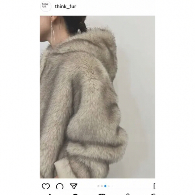 think fur 22AW gradation foody jacket 新品 | www.jarussi.com.br