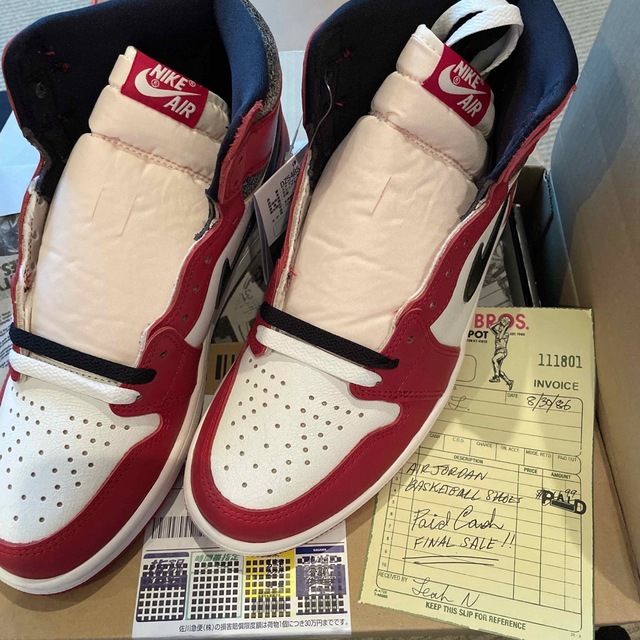 品質は非常に良い 1 jordan Nike - NIKE chicago 新品未使用 シカゴ 9