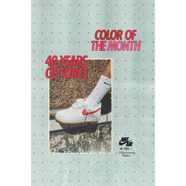 ポケットいっぱい 【新品】23.5㎝ NIKE AIR FORCE 1 LOW RETRO レッド