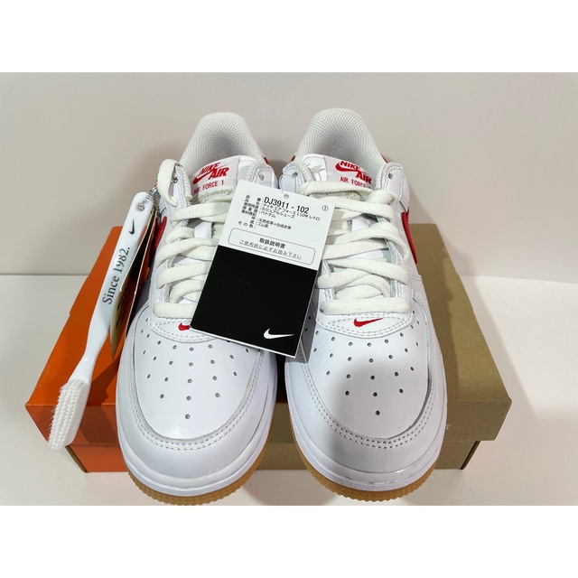 新品】23.5㎝ NIKE AIR FORCE 1 LOW RETRO レッド-
