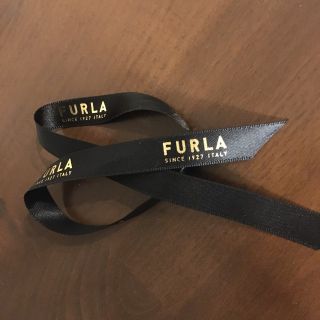 フルラ(Furla)のフルラ　FURLA リボン　ラッピング　黒　ブラック(ラッピング/包装)