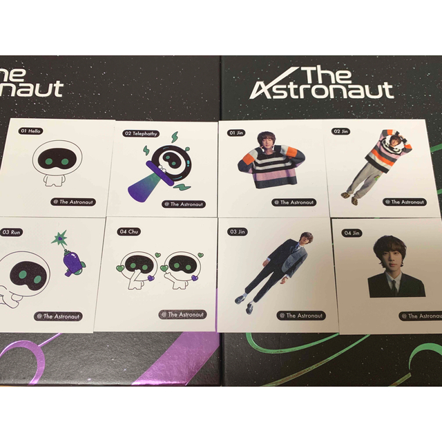 防弾少年団(BTS)(ボウダンショウネンダン)のBTS ジン Jin astronaut ウットくん ステッカー コンプリート エンタメ/ホビーのタレントグッズ(アイドルグッズ)の商品写真