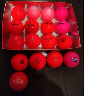 ホンマゴルフ(本間ゴルフ)のロストボール　17球【可愛いのを集めました】(その他)