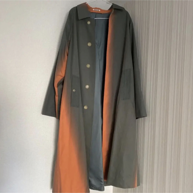 AURALEE - WASHED FINX GRADATION DYE LONG COAT 20ss velvety-hair.de