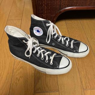 コンバース(CONVERSE)のコンバース　オールスター　デニムハイ　黒(スニーカー)