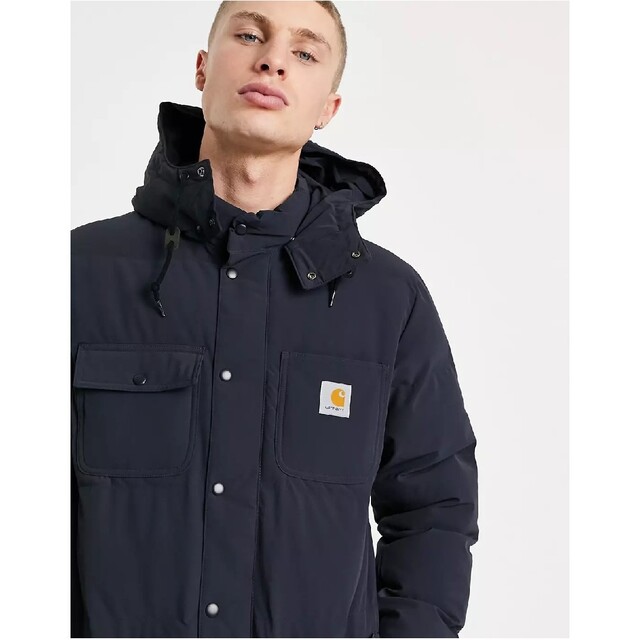 carhartt(カーハート)の【新品】Carharttアルペンコート　ダークネイビー　サイズL　フード取外し可 メンズのジャケット/アウター(マウンテンパーカー)の商品写真