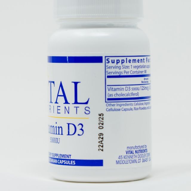 Vital Nutrients Vitamin D3 5000 カプセル