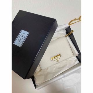 プラダ(PRADA)の【A様専用】プラダ　ショルダーバッグ　ホワイト(ショルダーバッグ)