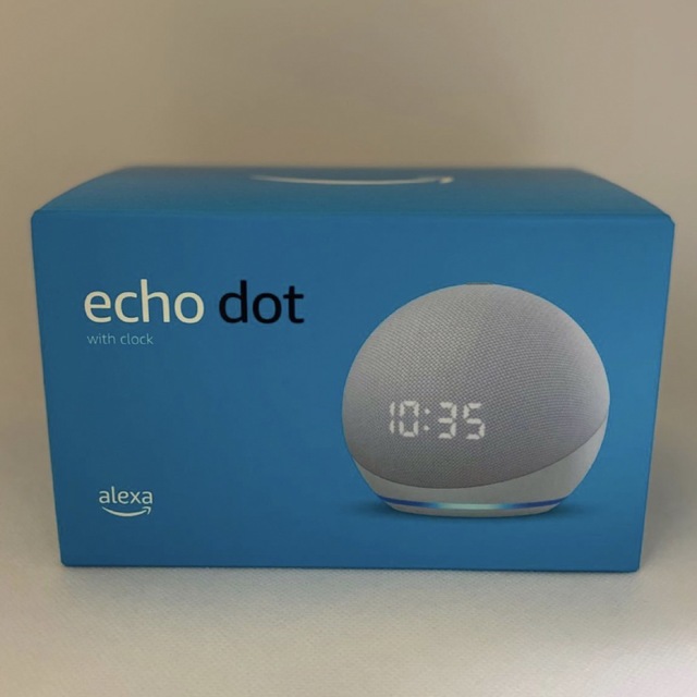 【新品】Echo Dot 第4世代 時計付き スマートスピーカー スマホ/家電/カメラのオーディオ機器(スピーカー)の商品写真