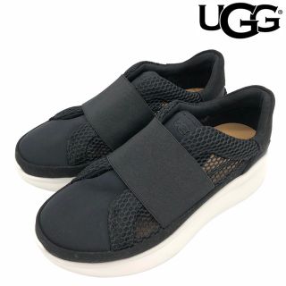 アグ(UGG)の【美品】UGG アグ メッシュ スリッポン  黒 ブラック 22cm(スニーカー)