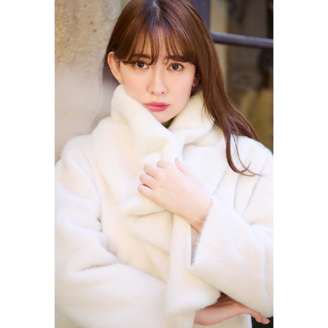 【Her lip to】Faux Fur Reversible Coat