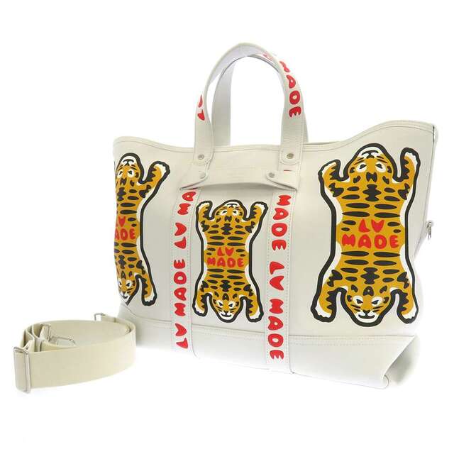 タイムセール!】 ルイヴィトン - VUITTON LOUIS トートバッグ 白 トラ