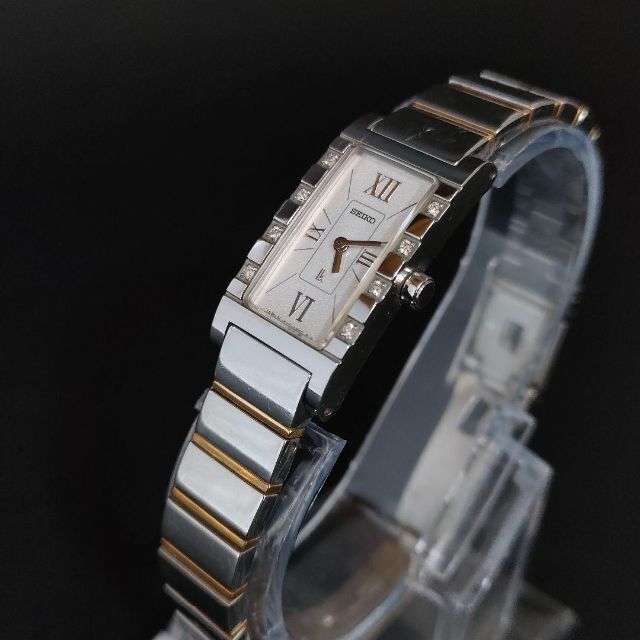 SEIKO - 美品【稼働品】SEIKOセイコー ルキア1F20-0BA0 8Pダイヤ