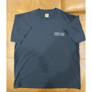 ワンエルディーケーセレクト(1LDK SELECT)のSEE SEE for 1LDK T-SHIRT BLACK×WHITE L(Tシャツ/カットソー(半袖/袖なし))