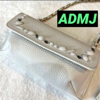 エーディーエムジェイ(A.D.M.J.)の新品ADMJスワロフスキーショルダーウォレット(財布)