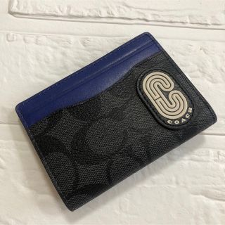 コーチ(COACH)の人気　COACHカードホルダー付き名刺入れ　メンズ　希望の方箱紙袋有り(名刺入れ/定期入れ)